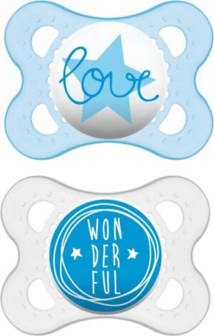 Mam Original Fopspeen Love/Wonderful 0-6 maanden (2 stuks)