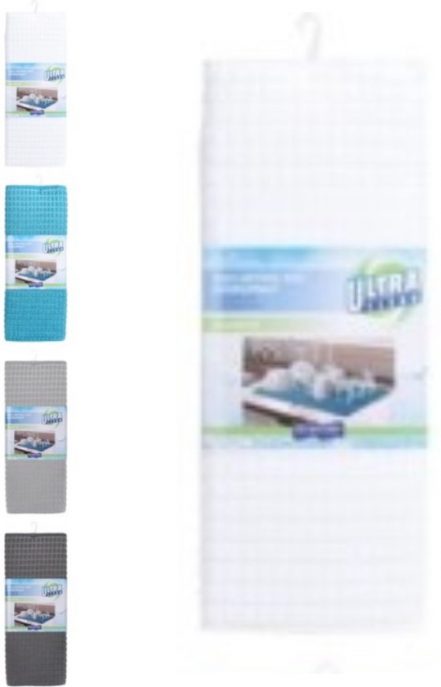 Ultra Schoon Microvezel Afdruipmat 100% Polyester - 40 x 48 cm