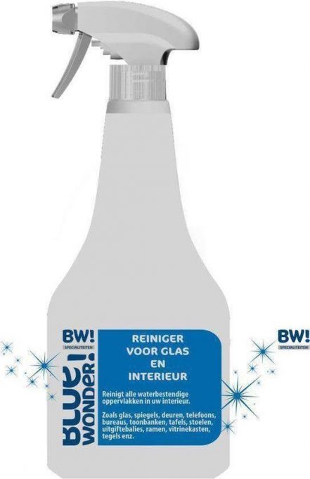 Blue Wonder Reiniging en beschermingsmiddel Reiniger voor glas en interieur