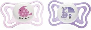 Chicco Fopspeen Physio Light Meisjes Siliconen Roze/paars 2 Stuks