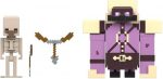 Minecraft Legends Pigmadillo VS Skeleton speelfiguren - 8 cm