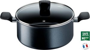 Tefal Start Easy Duurzaam Braadpan met Glazen Deksel - Alle Warmtebronnen Inclusief Inductie - 24 cm - 4.5L
