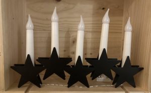 Kerst kandelaar LED op batterijen