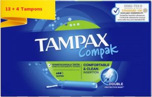 Tampax Compact Maandverband Mega Pack - 16 Stuks