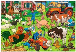 Goliath Puzzel Thatâ€™s Life Junior 8 Boerderij 240 stukjes