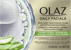 Olaz Total Effects Daily Facials Gezichtsreinigingsdoekjes Gevoelige huid - 30 doekjes