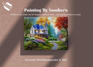 Deal Diamond Painting Schilderen Op Nummer Voor Volwassenen Inclusief Lijst, Canvas, Schilderskwasten & Verf – 40 x 50 cm - Landhuis