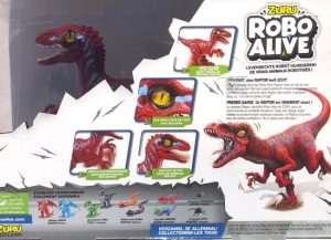 Dinosaurus - Raptor - Zuru - Dino - Robo Alive - 16 cm - Rood
