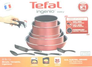 Tefal Ingenio Easy Rouge Hoogwaardig Aluminium Pannenset - 10 Delig