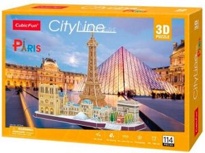 Cubic Fun Puzzel City Line Paris 3D