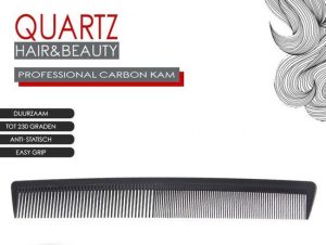 Kappers Professionele Carbon Haarkam Zakkam Small - 21 cm