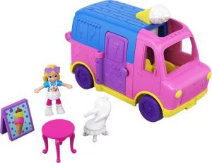 Polly Pocket Pollyville Vehicles Ijscowagen