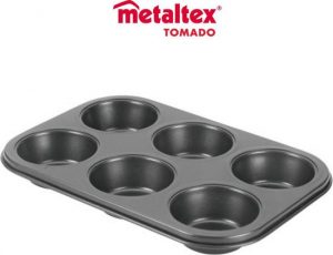 Metaltex By Tomado RVS Bakvorm 7.5 cm - 6 Vaks