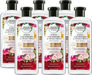 Herbal Essences Pure White Stawberry & Sweet Mint Shampoo Voordeelverpakking - 6 x 250ml