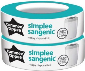 Tommee Tippee - Simplee Sangenic navulcassettes - 2 stuks