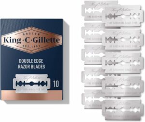 King C. Gillette Double Edge Safety Razor Navulling Scheermesjes -10 Mesjes