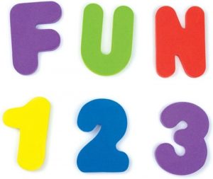 Munchkin badeendje Badletters en Nummers - 18m+