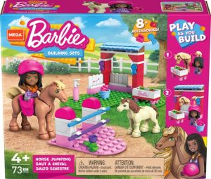 Mega Barbie paard bouwset - 73 bouwstenen