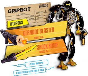 GigaBot Energy Core - Gripbot - 33 cm actiefiguur