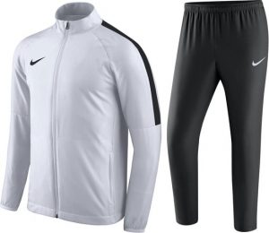 Nike Football Trainingspak Junior  Trainingspak - Maat M  - Unisex - wit/zwart Maat M - 140/152