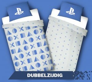 Playstation Dekbedovertrek - Inclusief kussenhoes - Dubbelzijdig- 140 x 200 cm