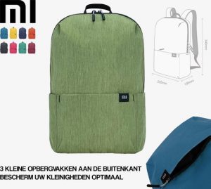 Xiaomi Rugzak Backpack Groen - b225 x h340 x l130 mm