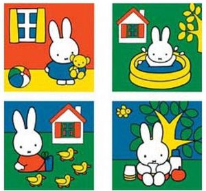 Ravensburger nijntje. vier puzzels -6+9+12+16 stukjes - kinderpuzzel