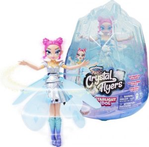 Hatchimals Pixies Crystal Flyers - Starlight Idol - Vliegende Pop met lichtjes - Blauw