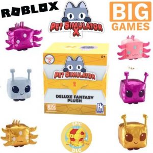 Pet Simulator Mystery Deluxe Tech knuffel - inclusief DLC code - 1 exemplaar - 20 cm groot - Spaar ze allemaal