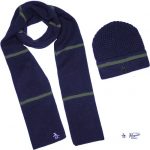 An Original Penguin Winter Set By Munsingwear Muts & Sjaal - Navy Blue