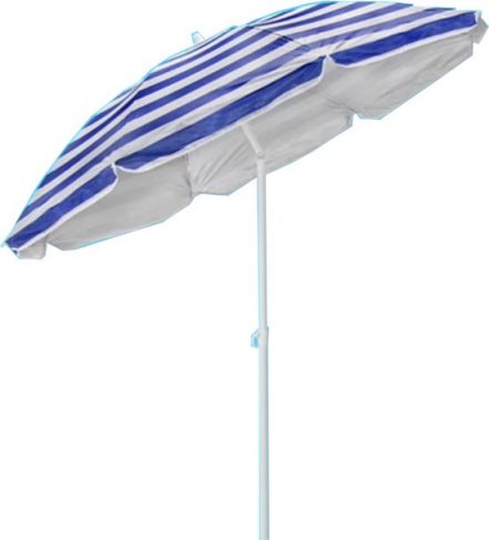 Strandparasol Tuin Parasol Met Plastic zandboor en op Berg Draagtas 170cm