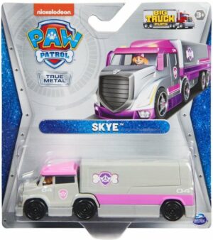 Paw Patrol Limited Editie True Metal Skye Speelgoedvoertuig - Nu Met Verzamelposter - 3+