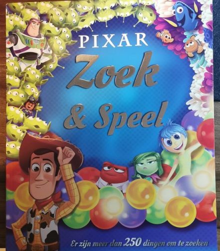 Pixar Zoek & Speel avontuur - speelboek - spelletjesboek - puzzelboek - 2024