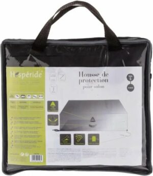Afdek-/beschermhoes voor loungeset/tuinset 175 x 175 x 90 cm - grijs - Meubelhoezen tegen vuil en vocht