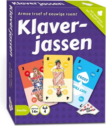 Identity games - Klaverjassen - kaartspel - familiespel - kaarten