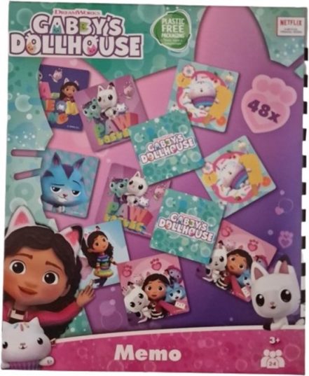 Gabby’s Dollhouse Memo spel - 48 kaartjes