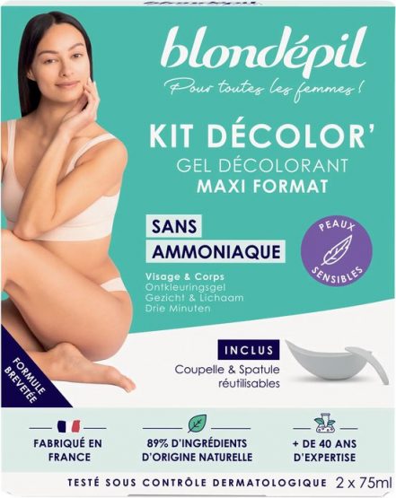 BlondÃ©pil  Ammoniakvrije ontkleuringsgel voor gezicht - 2 x 25mL