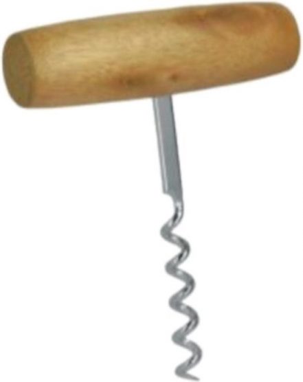 Metaltex Kurkentrekker 10,5 Cm Staal/hout Zilver/naturel