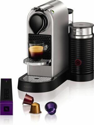 Krups Nespresso CitiZ & Milk XN760B - Koffiecupmachine - Zilver