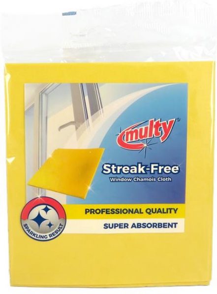 Multy Synthetische zeem streeploos 35x40cm