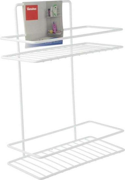 Metaltex By Tomado Linea Bianco Badkamer Ophangrek - 26 x 16 x 35 cm