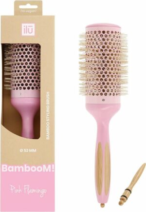 Bamboom - Styling Pink Flamingo Round Brush - 52mm