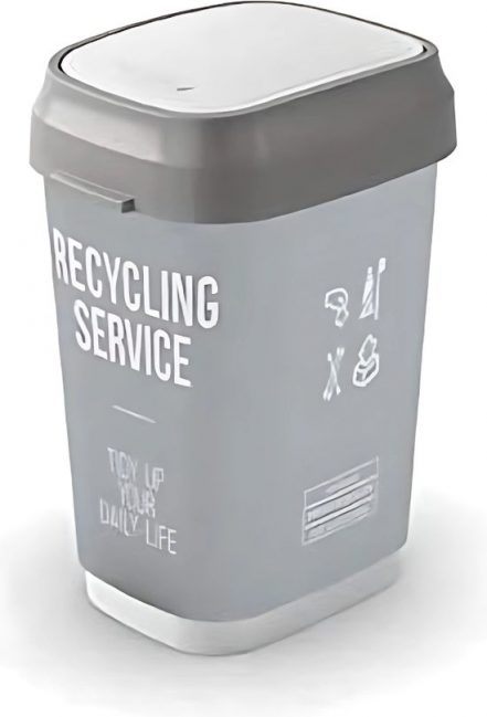 Keter Recycling Service Dual Swing Prullenbak - 10 Liter