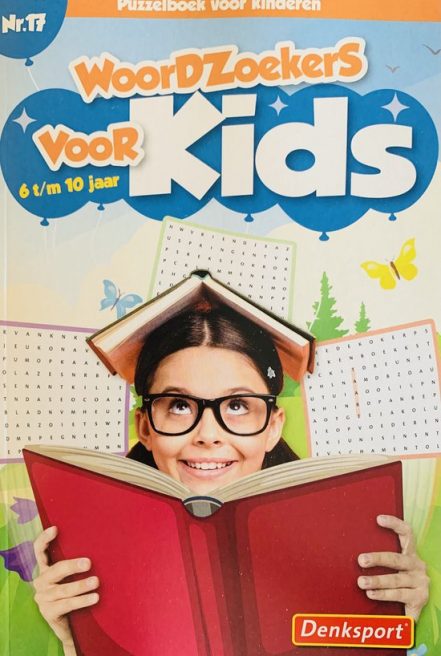 Denksport - Nr. 17 Woordzoekers voor kinderen 6-10 jaar - Denksport junior - Puzzelboek - Kleurboek - Puzzels kinderen - Puzzelboek kinderen - Puzzel - Puzzelboekje - Denksport puzzelboekjes - Woordzoeker