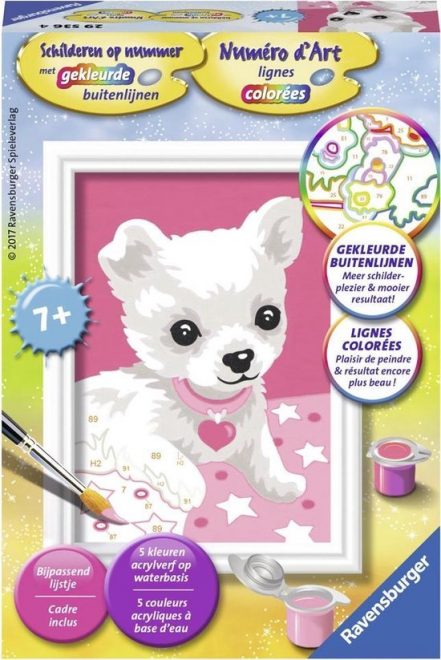 Ravensburger Schilderen op nummer Chihuahua - Hobbypakket