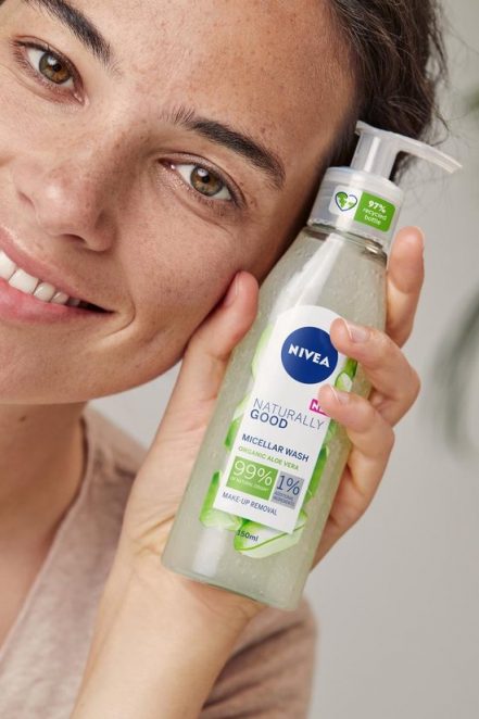 NIVEA Naturally Good Micellair Washgel met biologische aloÃ« vera - 140ml