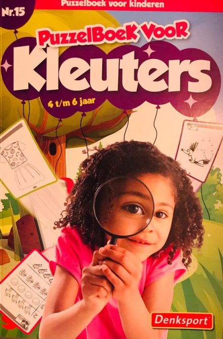 Denksport - Nr.3 Puzzelboek voor kleuters 4-6 jaar - NR.15 - Denksport junior - Puzzelboek - Kleurboek - Puzzels kinderen - Puzzelboek kinderen - Puzzel - Puzzelboekje - Denksport puzzelboekjes - Puzzel kinderen 4 jaar