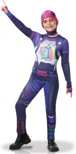 Tween Brite Bomber Fortnite verkleedpak - 9-10 jaar