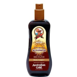 Australian Gold Dark Tanning Accelerator With Bronzer Suntan Lotion 237 Ml