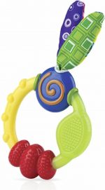 Nuby masserende Bijtring Nûby - 3m+ - Groen